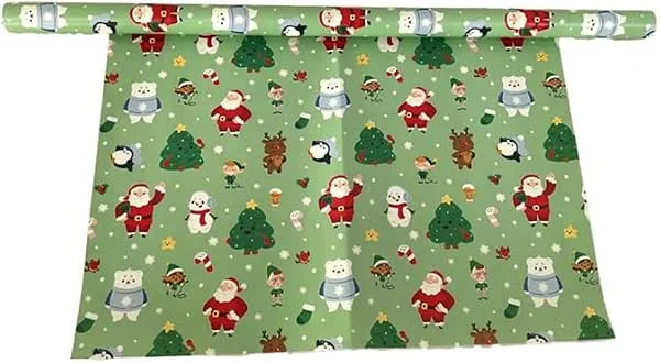 Besuche den Puckator-Store Puckator Weihnachtliches Geschenkpapier-Rolle, 3 m — Geschenkverpackung