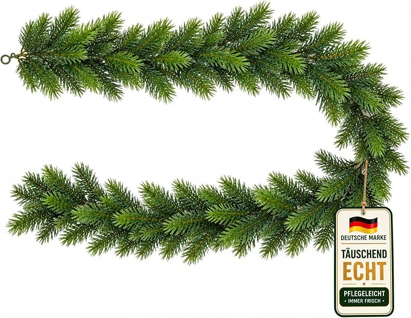 Besuche den Seidenblumen Roß-Store Seidenblumen Roß künstliche Tannengirlande aus Kunststoff 175cm DP — Weihnachtsdeko