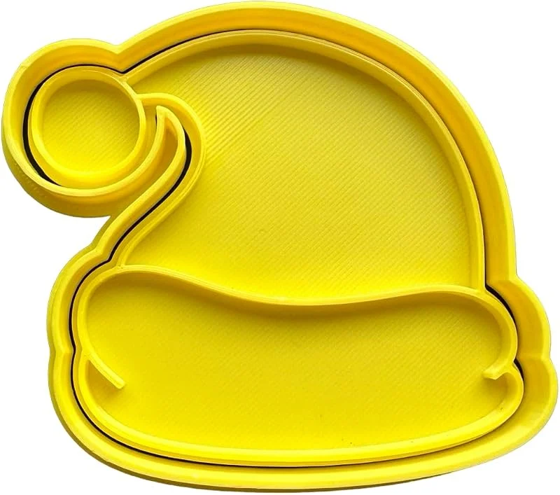 Marke: The Cookie Cutter Hub The Cookie Cutter Hub Plätzchen Ausstecher Backform mit Weihnachtsmütze und passender Prägung für Plätzchen, Kekse, Ton, Backdekoration — Weihnachtskueche