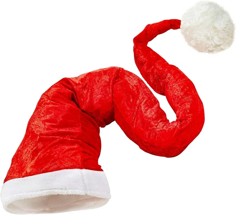 Besuche den W WIDMANN MILANO Party Fashion-Store W WIDMANN MILANO Party Fashion Unisex Widmann Weihnachtsmütze, extralang (1er Pack) — Weihnachtsmode
