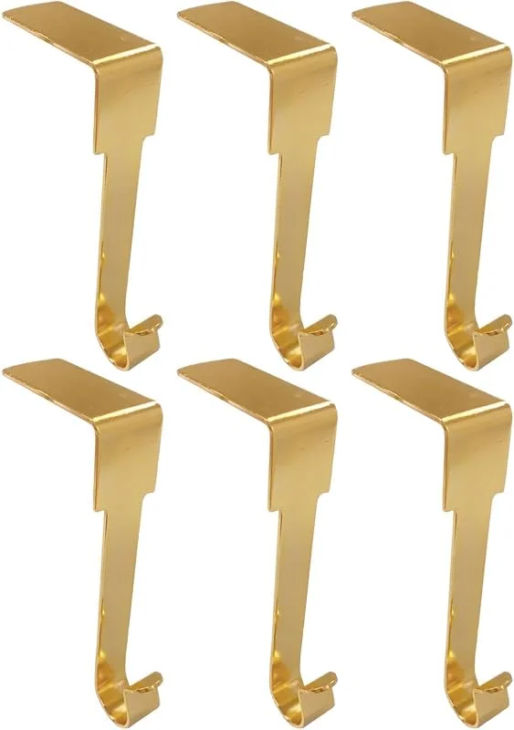 Marke: Jvjggag Weihnachtsstrumpfhalter für 6er Set Tisch-Girlandenhalter mit Haken — Weihnachtsdeko