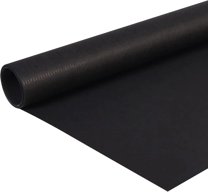 Besuche den Clairefontaine-Store Clairefontaine 195729C Rolle (färbiges Kraftpapier, 10 x 0, 7 m, 65 g, PEFC, ideal für Ihre Bastelprojekte) 1 Stück schwarz — Geschenkverpackung