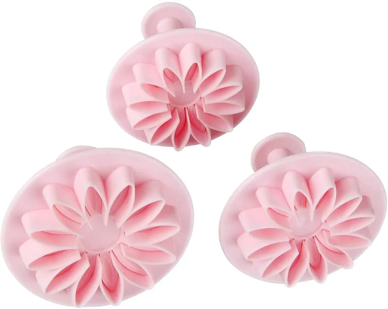 Besuche den Zenker-Store Zenker Fondant-Ausstecher Set Blume 3-teilig - Easy Decorating in Lila, spülmaschinengeeignet, für kreative Tortendekoration und vielseitige Backideen — Weihnachtskueche