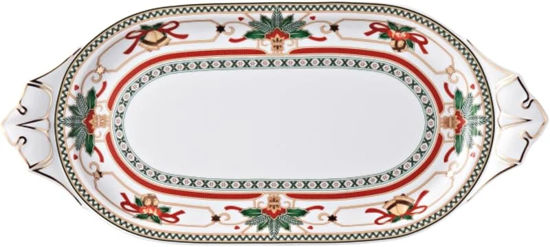 Besuche den Hutschenreuther-Store Louvre Milch, Zucker-Tablett Weihnachtsservice — Advent und Tisch
