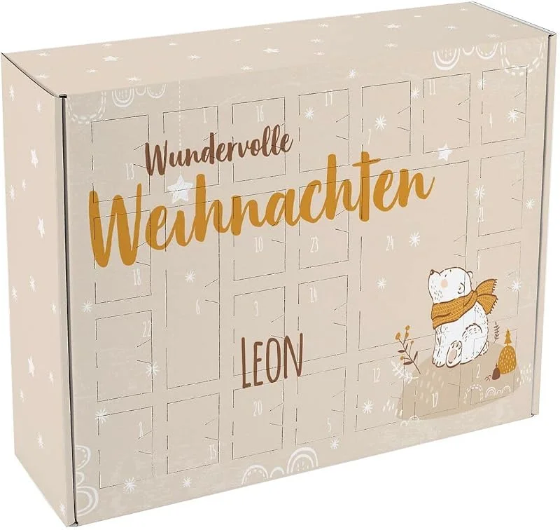 Besuche den Herz & Heim-Store Herz & Heim® Adventskalender zum Befüllen mit Eisbär - Wundervolle Weihnachten — Advent und Tisch