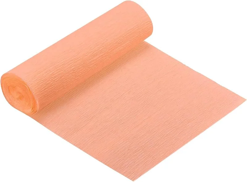 Marke: Unifizz Unifizz Krepppapier-Luftschlangen, 2, 5 m lang, 15 cm breit, Party-Regenbogen-Luftschlangen für Geburtstagsparty, Hochzeit, Weihnachten, Festivals, Dekoration, Basteln, pfirsichfarben — Geschenkverpackung