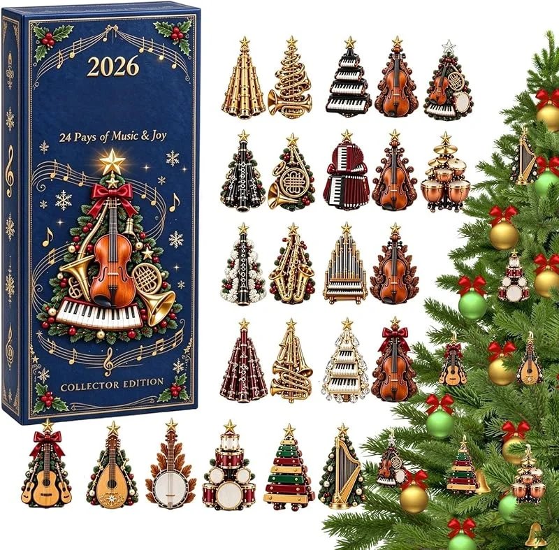Marke: Generic 2026 Musik Adventskalender, Musikalischer Weihnachtsbaum Geschenkbox — Geschenkverpackung