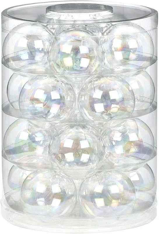 Besuche den Magic: The Gathering-Store MAGIC Weihnachtskugeln Glas 6cm 20 STK. Christbaumkugeln Farbe: Iris transparent — Weihnachtsdeko