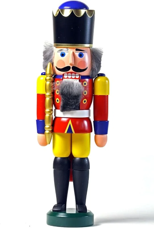 Besuche den Seiffener Volkskunst-Store Seiffener Volkskunst Nussknacker König Erzgebirge 29cm (rot) — Weihnachtsdeko