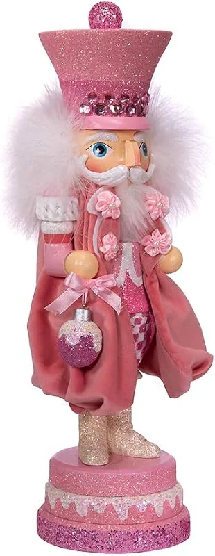 Marke: Kurt S. Adler Nussknacker, Hollywood, 38, 1 cm, Rosa — Weihnachtsdeko