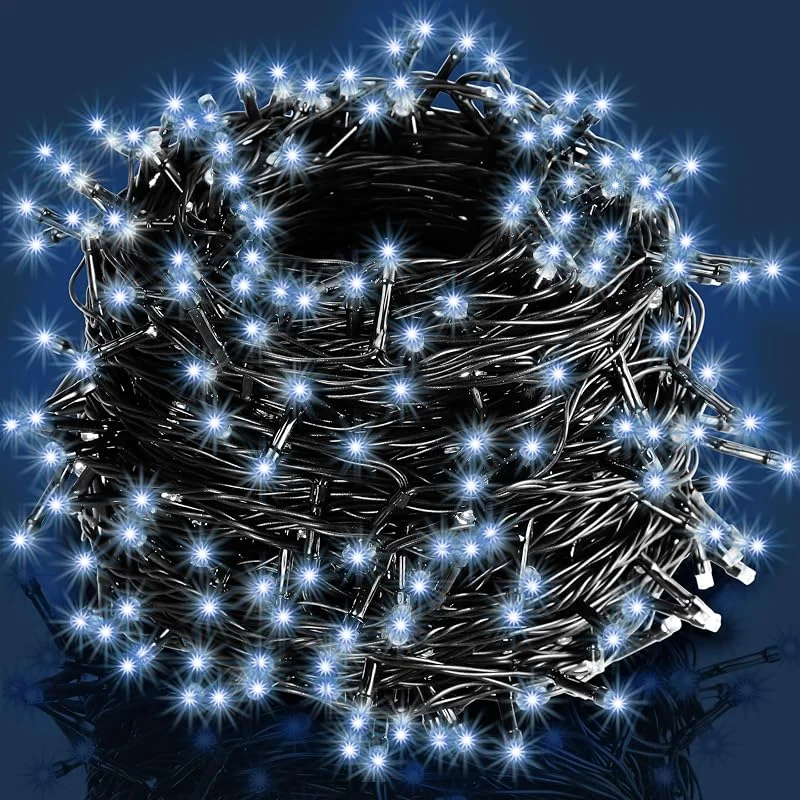 Besuche den Monzana-Store MONZANA® Lichterkette 400 LED 40m Innen Außen IP44 Stromsparend Stecker Leuchtkette Weihnachten Weihnachtsbeleuchtung Weihnachtsdeko Girlande Kaltweiß