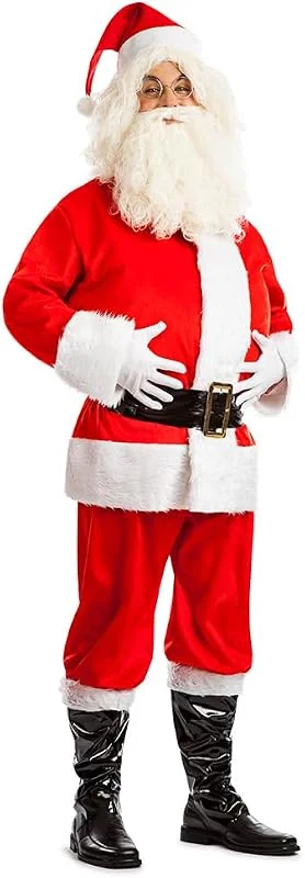 Besuche den Boland-Store Boland - Kostüm Weihnachtsmann für Erwachsene, 6-teilig, Faschingskostüm für Nikolaus, Weihnachten oder Karneval — Weihnachtsmode