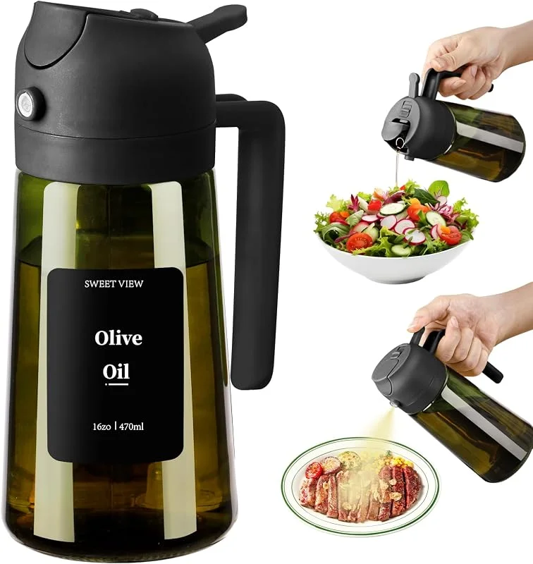 Besuche den SWEET VIEW-Store SWEET VIEW Olivenölspender und Ölsprüher 470 ml — Wein und Festtafel