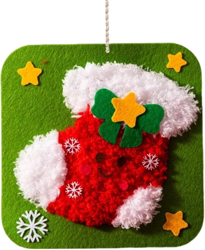 Marke: Generic Weihnachtsstickerei-Sets DIY anfängerfreundliches niedliches — Weihnachtsdeko