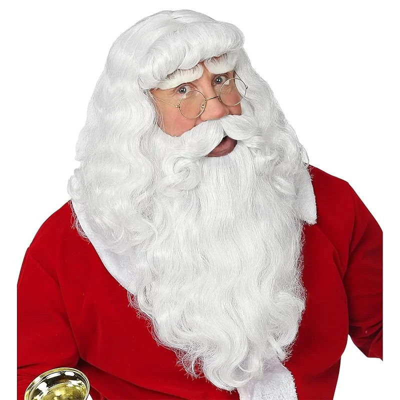 Besuche den W WIDMANN MILANO Party Fashion-Store W WIDMANN MILANO Party Fashion - Perücke Deluxe Weihnachtsmann — Haarpflege
