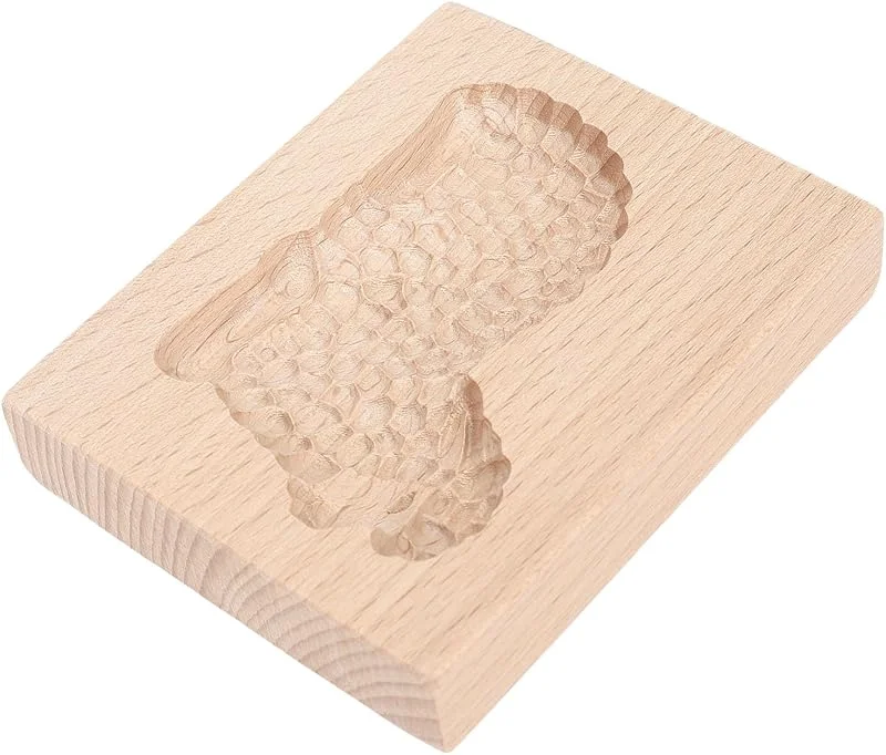 Besuche den Irfora-Store Irfora Buchenholz 3D Keksform, Einzigartiges Backwerkzeug für Kekse — Küche & Haushalt