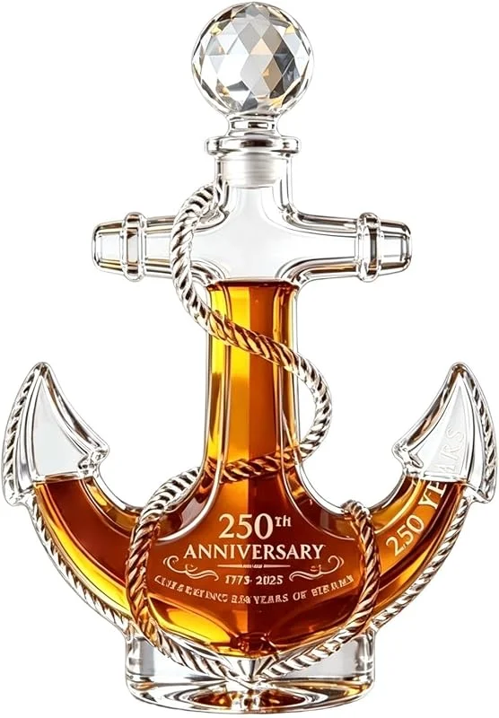 Marke: Generisch Weindekanter, 350 ml, US Maritime 250th Anniversaries Alkoholbelüfter — Wein und Festtafel