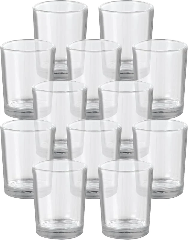 Marke: Aspen Creative Aspen Creative 25701-48 Votivkerzenhalter aus klarem Glas, Großpackung mit — Kerzenlicht Abendessen