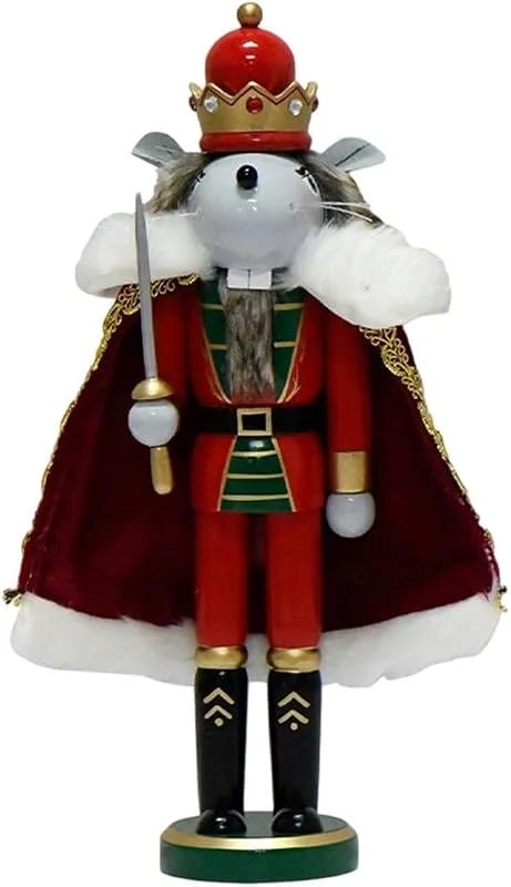 Marke: Brxmpn Nussknacker-Maus-Figur, Weihnachts-nussknacker-Figuren Für Tischdekoration, Kaminsims, Heimdekoration, Partydekoration — Weihnachtsdeko