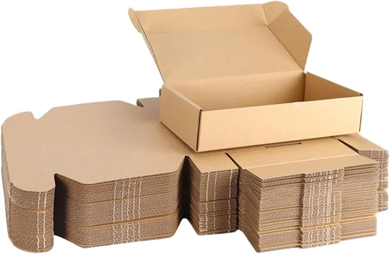 Marke: Ngbbby Kleine Versandkartons, 20 Stück, 6 x 4 x 1, 6 Faltkartons aus Wellpappe für Unternehmen — Geschenkverpackung