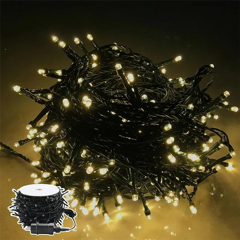 Besuche den NAIZY-Store NAIZY LED Lichterkette 50m 500 LEDs Lichter 8 Leuchtmodi, Warmweiß — Weihnachtsbeleuchtung
