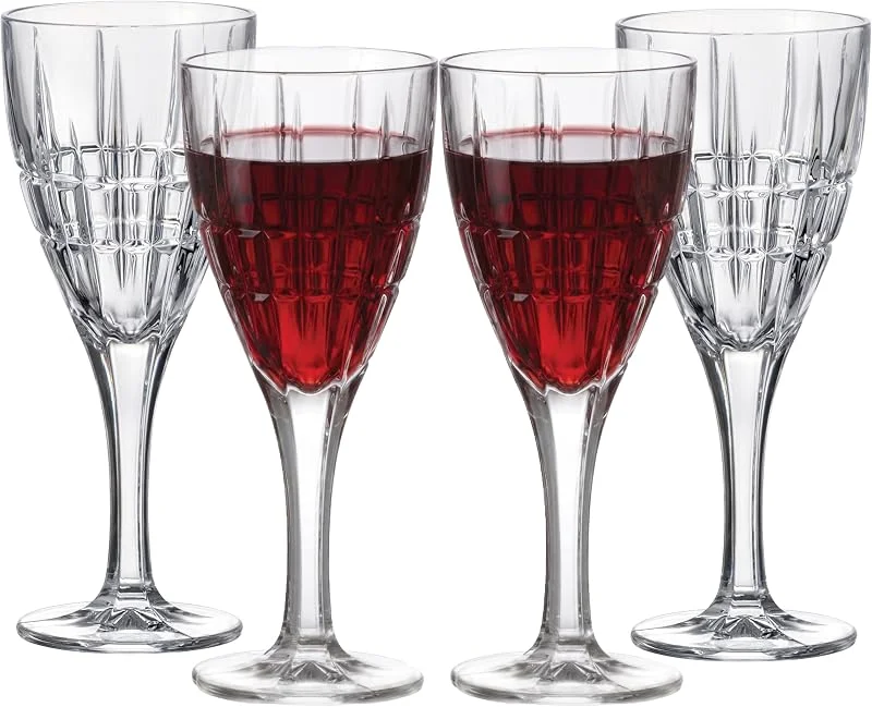 Besuche den CRYSTAL BOHEMIA-Store CRYSTAL BOHEMIA DOVER Weingläser 4er Set, 320 ml — Wein und Festtafel