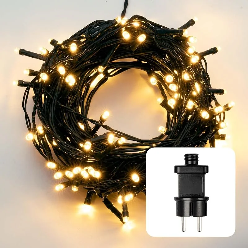 Besuche den hellum-Store hellum LED Lichterkette außen warmweiß Trafo, 120 LED, 11, 90m beleuchtet — Weihnachtsbeleuchtung
