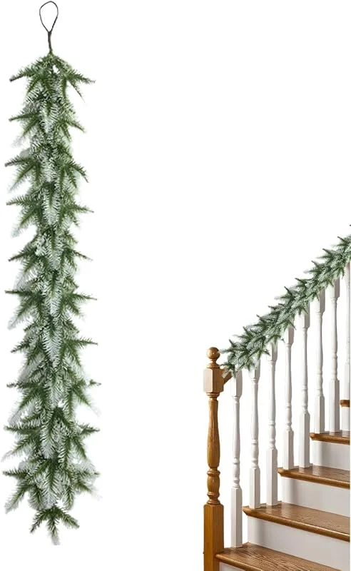 Marke: Generisch Tannengirlande, Künstliche Fenstergirlande – realistische künstliche — Weihnachtsdeko