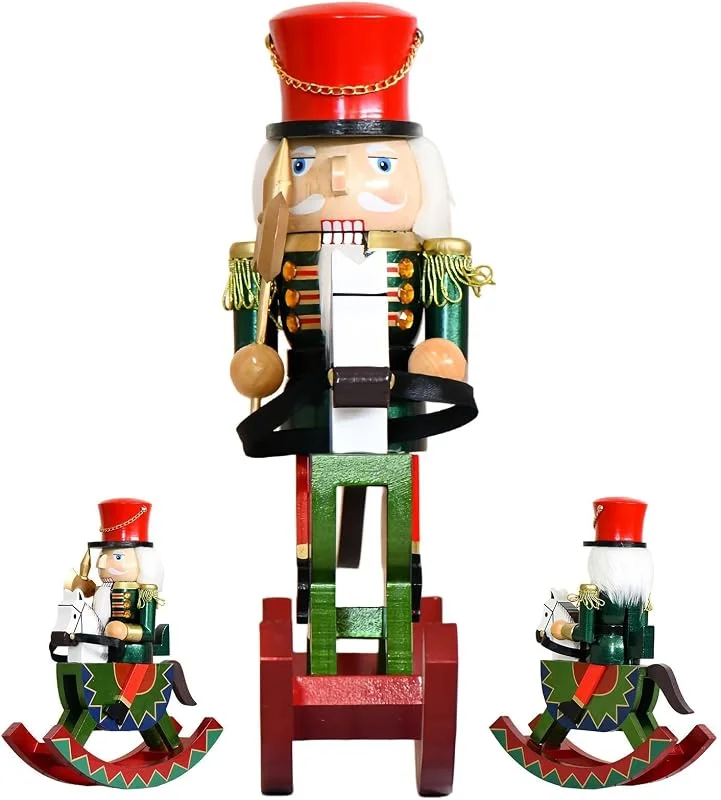 Marke: Générique Figuren Nussknacker Weihnachten Statue aus Holz Retro Zubehör für — Weihnachtsdeko