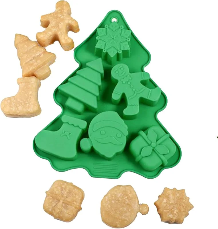 Marke: Generisch Weihnachts-Schokoladenformen 3D Wiederverwendbare Lustige Festliche — Weihnachtskueche