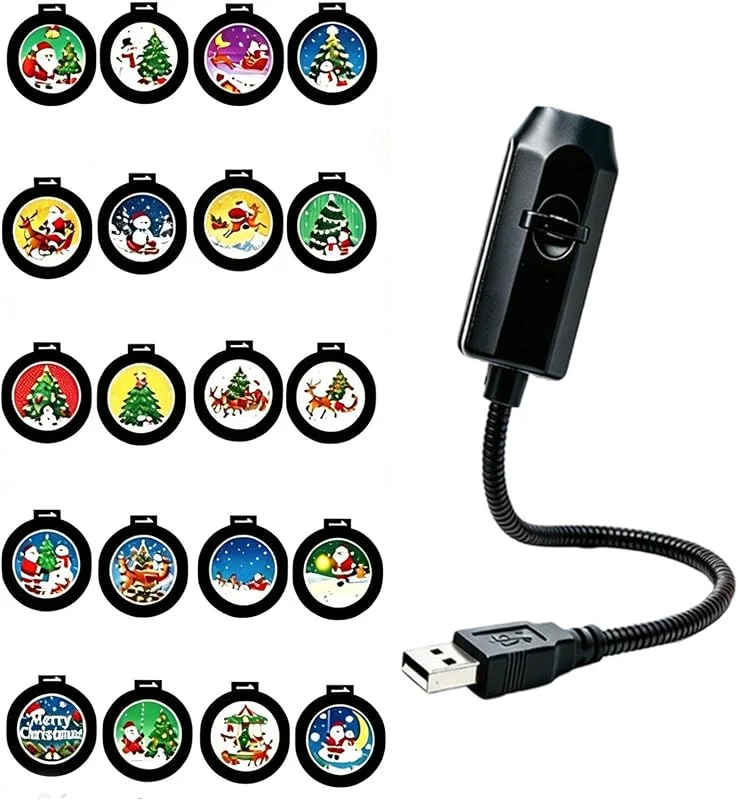 Marke: Generisch Holiday Projector, Halloween Christmas Themes, 360 Degree Adjustable Lights — Weihnachtsbeleuchtung