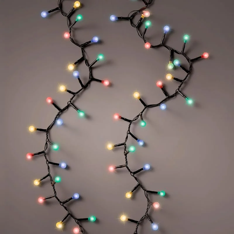 Besuche den Spetebo-Store LED Lichterkette 500 bunte Kugeln 11 m für Außen und Innen — Weihnachtsbeleuchtung
