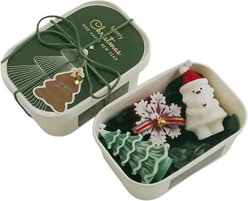 Marke: Generisch Weihnachtliche Duftkerzen Aromatherapie Set — Kerzenlicht Abendessen