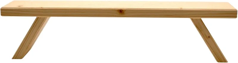 Besuche den Erzwelt-Store Schwibbogenbank aus Holz – Lichterbogenerhöhung – 50 x 10 x 7 cm — Weihnachtsdeko