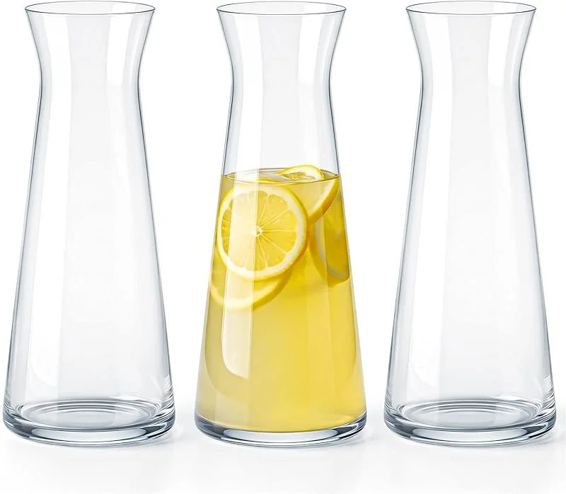 Besuche den KONZEPT-Store KONZEPT Wasserkaraffe 3er-Set aus robustem Glas, 1 Liter, stilvoll & stabil — Wein und Festtafel