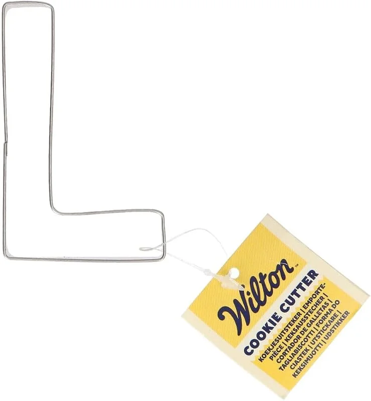 Besuche den FunCakes-Store Wilton Cookie Cutter Ausstechformen, Letter L — Weihnachtskueche