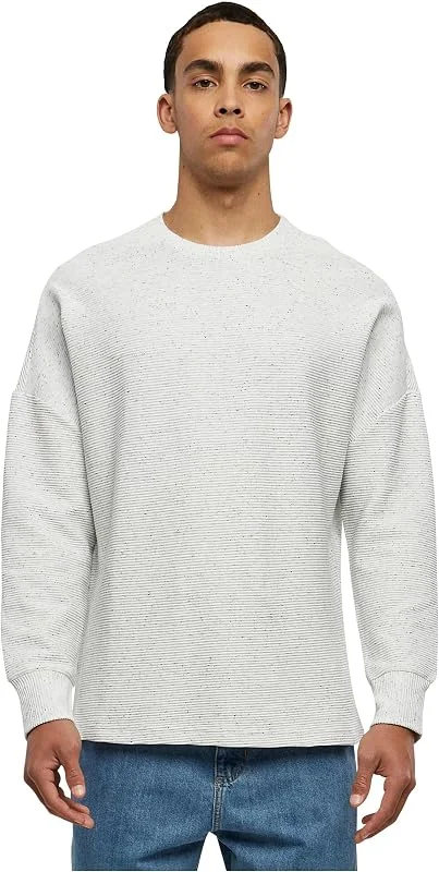 Besuche den Urban Classics-Store Urban Classics Herren Cut On Sleeve Naps Interlock Crew — Weihnachtsmode