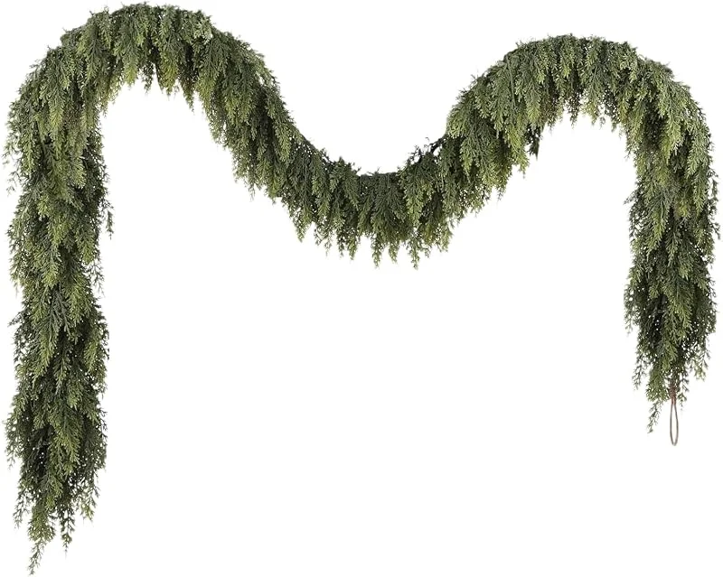 Marke: Genérico Tannengirlande aus Zedernholz zum Aufhängen — Weihnachtsdeko