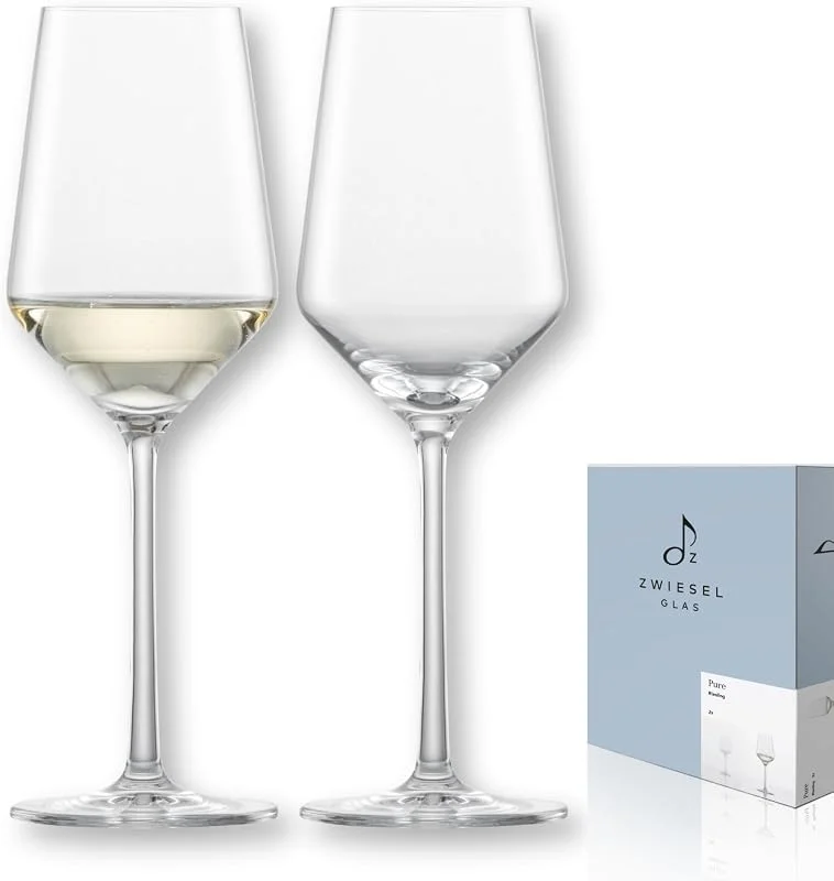 Besuche den Zwiesel Glas-Store Zwiesel Glas Riesling Weißweingläser Pure (2 Stk), Made in Germany — Wein und Festtafel