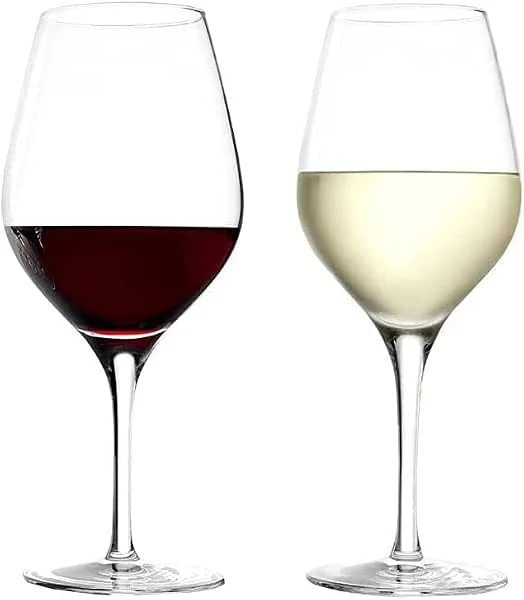 Besuche den Stölzle Lausitz-Store Stölzle Lausitz - 12-tlg Glas-Set Hammerhütte Exquisit mit 6 Rotweingläser und 6 Weißweingläser I 12-tlg Set I spülmaschinenfest I bruchsicher I hochwertiges Kristallglas — Wein und Festtafel