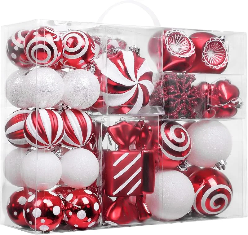 Besuche den Valery Madelyn-Store Valery Madelyn Weihnachtsbaumschmuck-Set, 108 Karat — Weihnachtsdeko