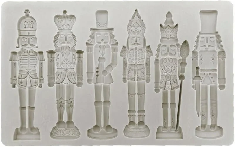 Marke: Fopytu Weihnachtsnussknacker-silikonform Für Pralinen, Nussknacker-soldatenform, Fondantform, Backform Für Weihnachtskuchendekoration — Weihnachtskueche