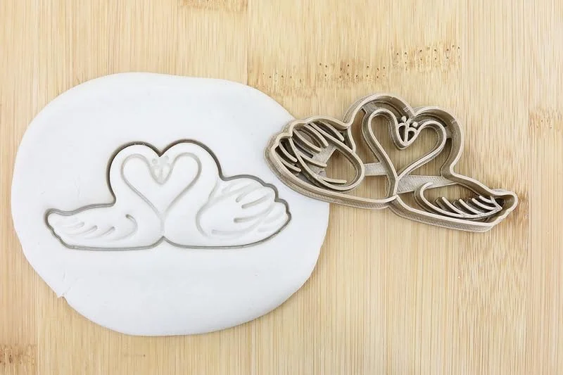 Besuche den my3dbase-Store Schwan cookie cutter Fondant Keksstempel, Ausstechform keksausstecher PLA ca.8cm — Weihnachtskueche