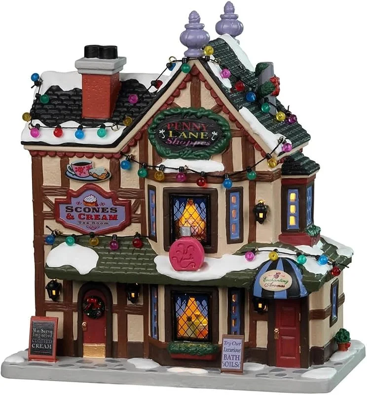 Marke: Lemax Lemax Christmas Village Penny Lane Shoppes Batteriebetriebene LED -25875 — Weihnachtsdeko