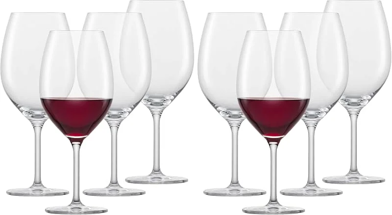 Besuche den Schott Zwiesel-Store Schott Zwiesel Bordeaux Rotweinglas For You (4er-Set), zeitlose Bordeauxgläser für Rotwein, spülmaschinenfeste Tritan-Kristallgläser, Made in Germany (Art.-Nr. 121869) (Packung mit 2) — Wein und Festtafel