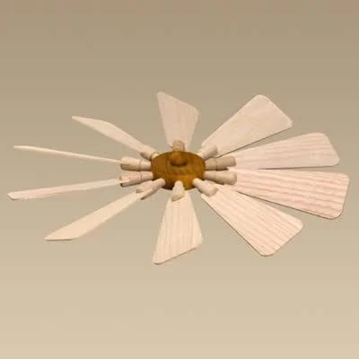 Besuche den Rudolphs Schatzkiste-Store Rudolphs Schatzkiste Ersatzteil Flügelrad Ø ca. 31 cm NEU Ersatz Teile Flügel Nabe Pyramide — Weihnachtsdeko