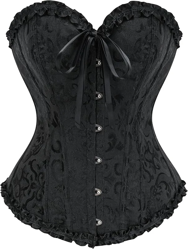 Besuche den SZIVYSHI-Store SZIVYSHI Overbust Korsett Damen Top — Weihnachtsmode