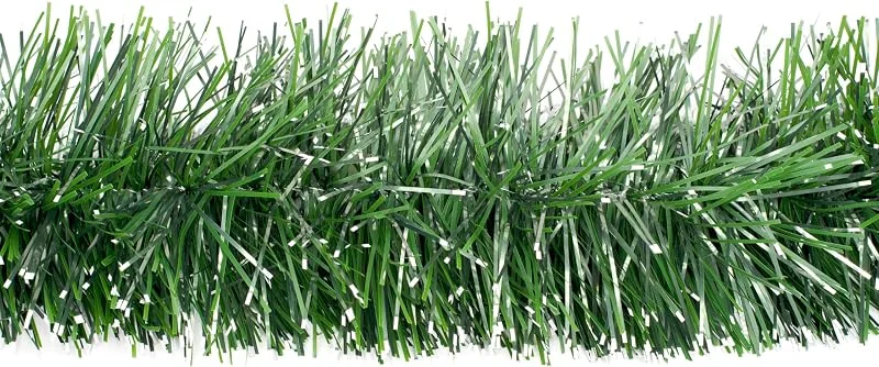 Marke: Butterfly Butterfly 3m Grasgirlande Ø 15cm grün mit weißen Spitzen, Tannengirlande Weihnachtsgirlande Girlande Weinachten Christbaumschmuck Tanne Gras Deko Festzeltgirlande Hochzeit 150mm — Weihnachtsdeko