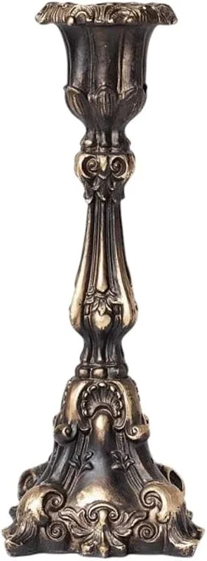 Marke: Alchemy Alchemy England Barock Kerzenhalter – Witchy Goth Vintage Antik Gold Dekor — Kerzenlicht Abendessen