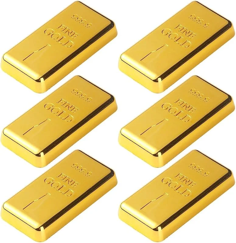 Marke: Muteitt 6er-Pack Magnetische Flaschenöffner, Goldbarren-Design, 2-in-1-bierflaschenöffner, Kühlschrankmagnete Für Zuhause, Küche Und Bar — Wein und Festtafel